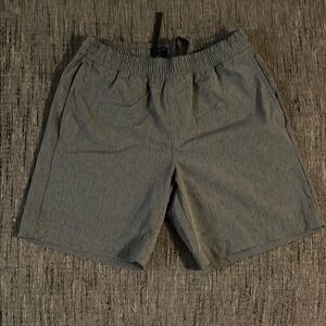J. Crew Factory Gray Athletic Shorts with Elastic Waistband